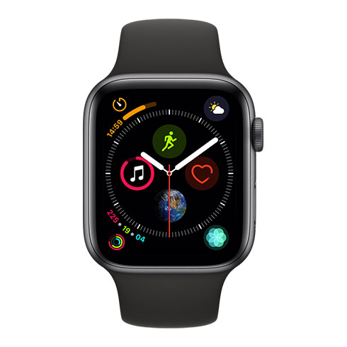 Apple Watch Series 4 GPS 44mm Vesmírně šedý hliník *Použitý s DPH – Třída C*
