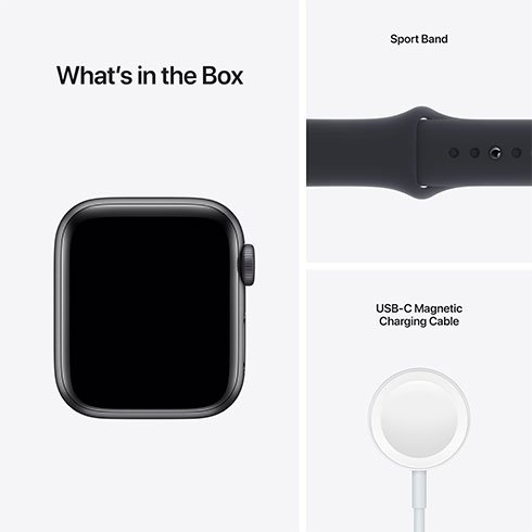 Apple Watch SE GPS, 44mm puzdro z kozmicky sivého hliníka *Trieda C*