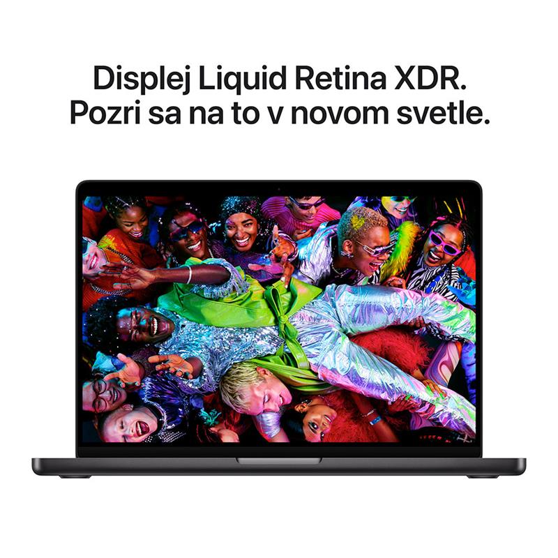 MacBook Pro 14" Apple M5 10C CPU 10C GPU 16GB 1TB Kozmický čierny INT English