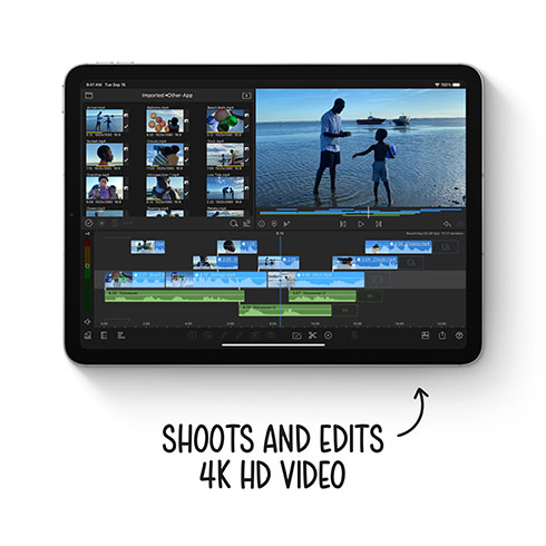 iPad Air 10.9" Wi-Fi 64GB Blankytně modrý (2020) *Třída B*