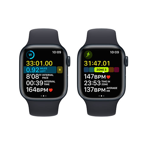 Apple Watch Series 8 GPS 41mm puzdro z temne atramentového hliníka *Použitý s DPH - Trieda C*
