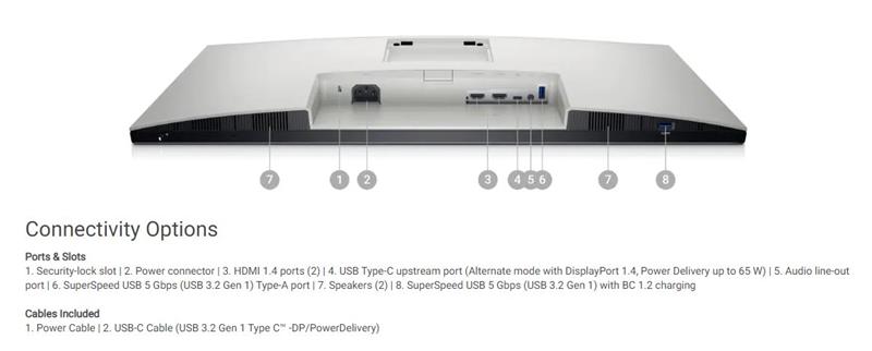 DELL S2725DC 27" LCD QHD IPS 144Hz/ 16:9/ 1000:1/ 4ms/ 350cd/ HDMI/ DP/ USB-C / Repro/ VESA/ PIVOT/ 3RNBD