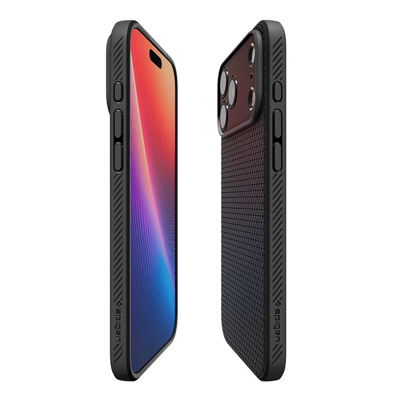 Spigen kryt Liquid Air pre iPhone 17 Pro Max - Matte Black
