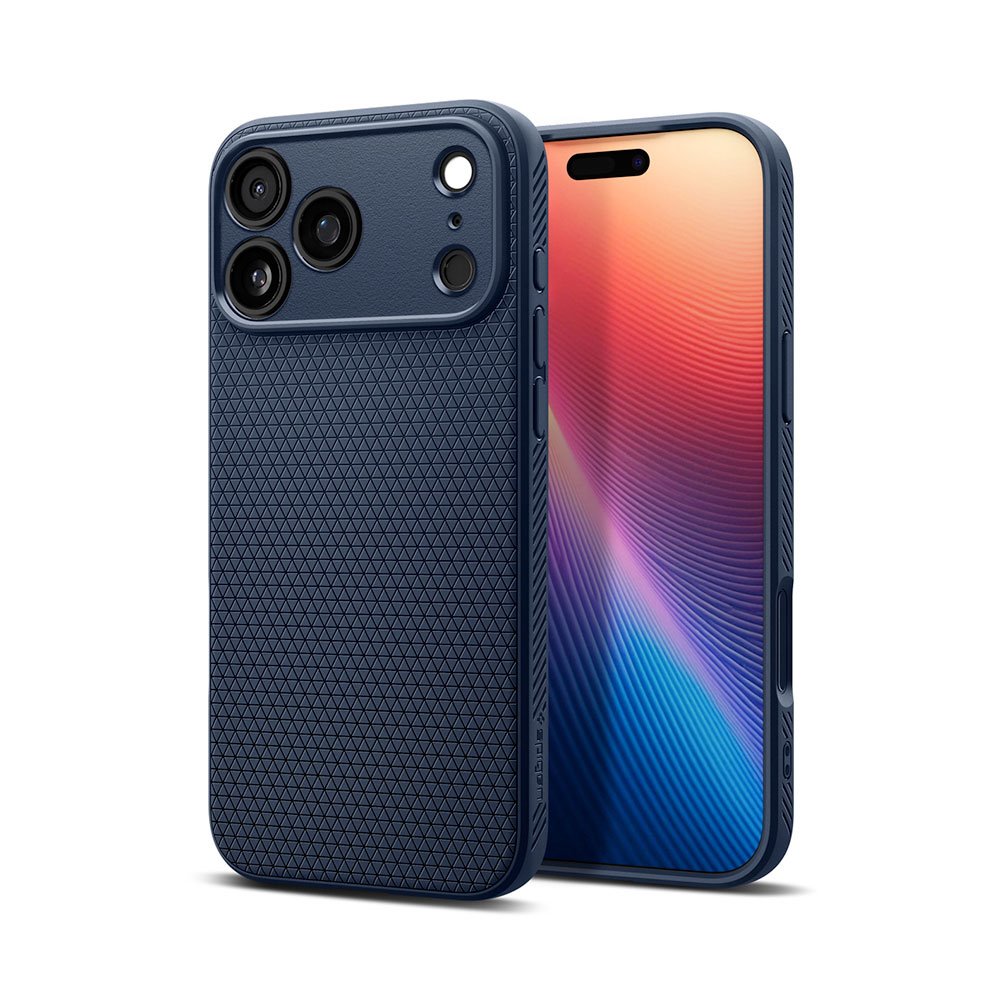 Spigen kryt Liquid Air pre iPhone 17 Pro - Navy Blue