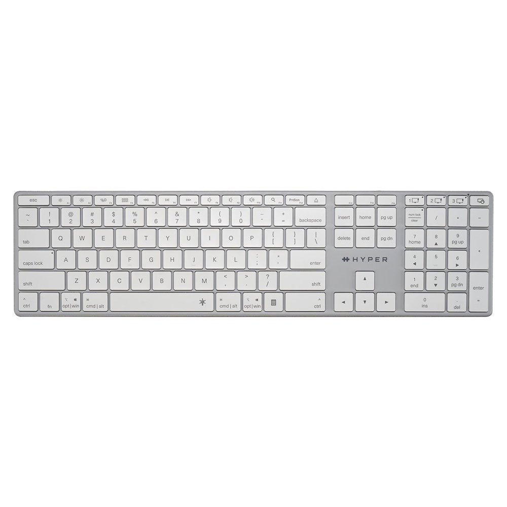 Hyper klávesnica HyperSpace Bluetooth Wireless Keyboard EN - Space Gray