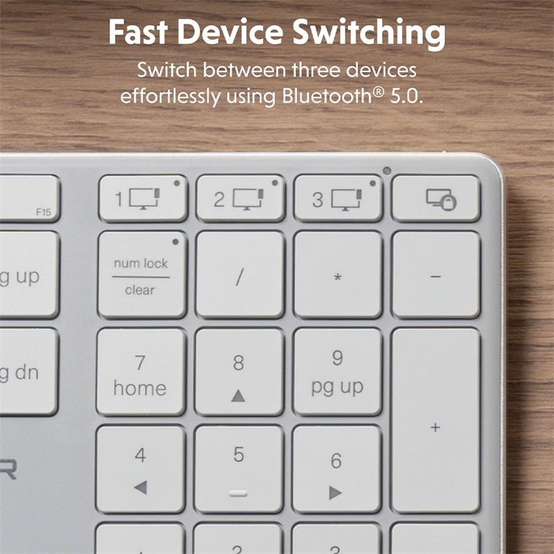 Hyper klávesnica HyperSpace Bluetooth Wireless Keyboard EN - Space Gray