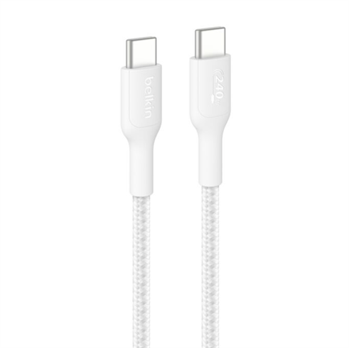 Belkin kabel Boost Charge Pro USB-C to USB-C 240W 3m - bílý