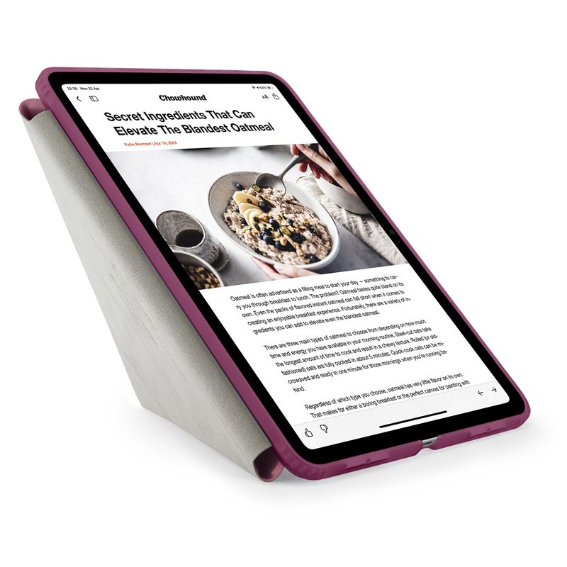 Pipetto pouzdro Origami No1 Original Case pro iPad (2022)/iPad (A16) Burgundy