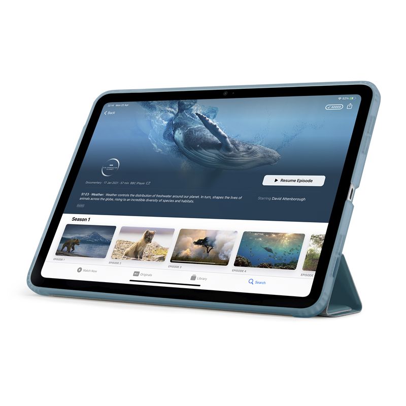 Pipetto pouzdro Origami No1 Original Case pro iPad (2022)/iPad (A16) Teal