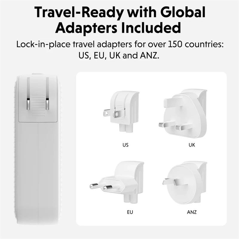 Hyper HyperJuice 145W USB-C GaN Charger With 4 Ports - White