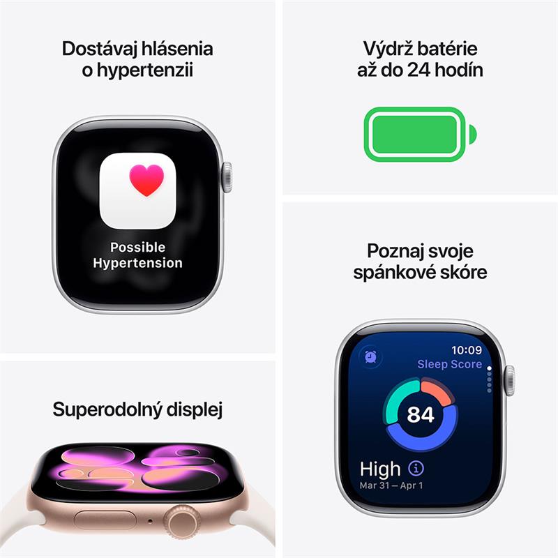 Apple Watch Series 11 GPS + Cellular 46mm Jet Black Aluminium Case with Black Sport Band - S/M *Aktivovaný*