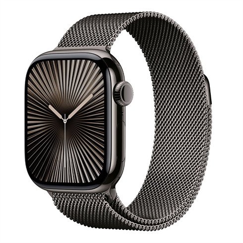 Apple Watch Series 10 GPS + Cellular 46mm Slate Titanium Case with Slate Milanese Loop - S/M *Vystavený*