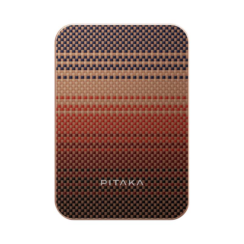 Pitaka Aramid Fiber Magnetic Power Bank Qi2 5000 mAh - Sunset
