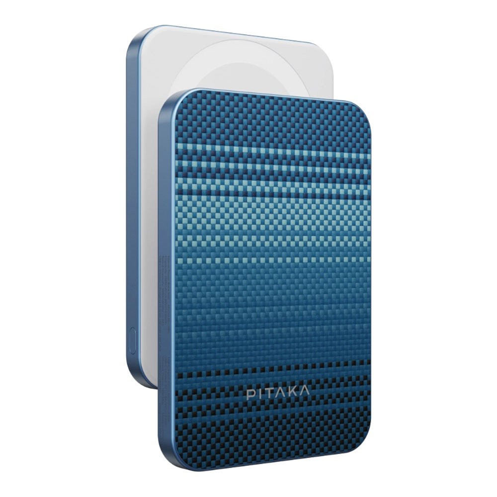 Pitaka Aramid Fiber Magnetic Power Bank Qi2 5000 mAh - Moonrise