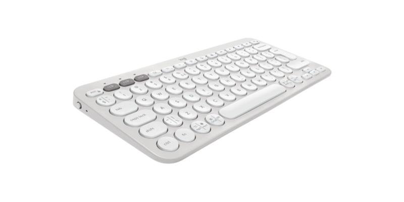 Logitech K380s Pebble Keys 2 - Bluetooth klávesnica - biela - US