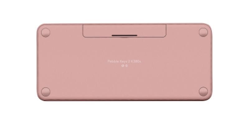 Logitech K380s Pebble Keys 2 - Bluetooth klávesnica - ružová - US