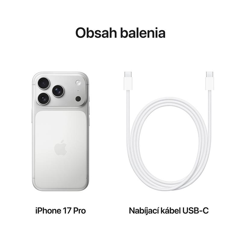 iPhone 17 Pro 256GB Stříbrná *Rozbalený*