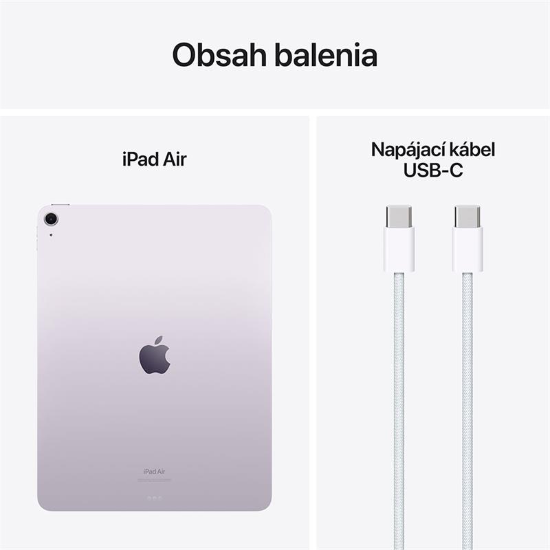 iPad Air 13" Wi-Fi 128GB Fialový (2024) *Rozbalený*