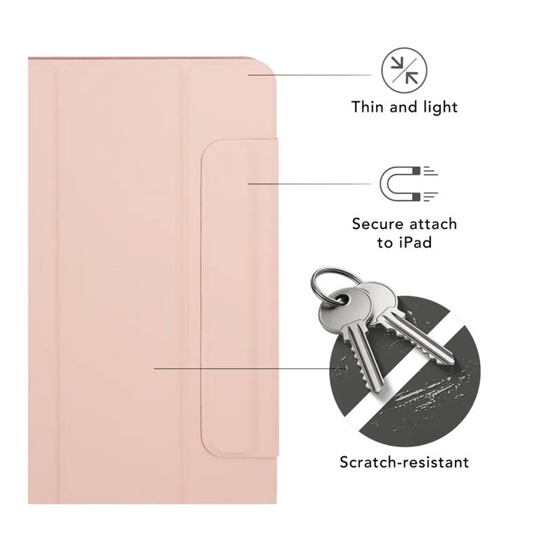 dbramante1928 - Puzdro Avenida ICON pre iPad 11"/10,9", pink sand
