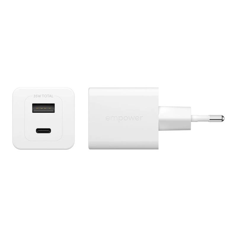 PanzerGlass EMPOWER Grand Prix USB-C/USB-A GaN 35W - White
