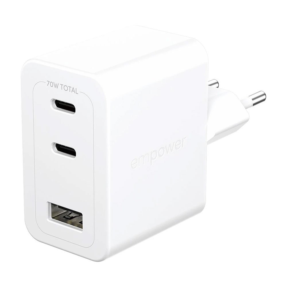 PanzerGlass EMPOWER Grand Prix Dual USB-C/USB-A GaN 70W - White