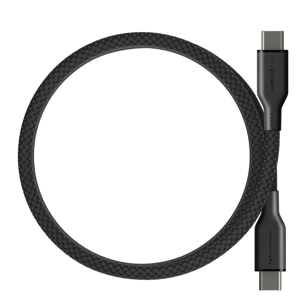 PanzerGlass kábel EMPOWER Magnetic USB-C to USB-C 1.5m 240W - Black