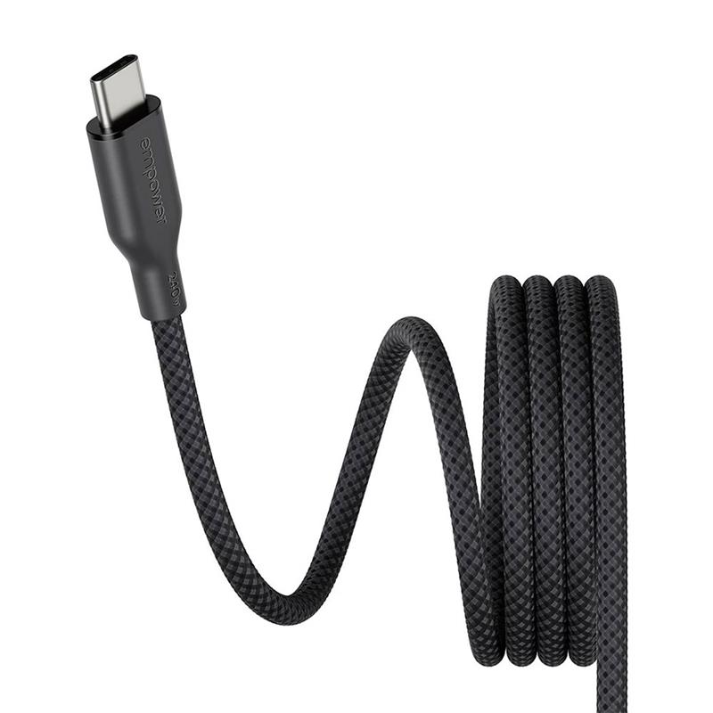 PanzerGlass kábel EMPOWER Magnetic USB-C to USB-C 1.5m 240W - Black