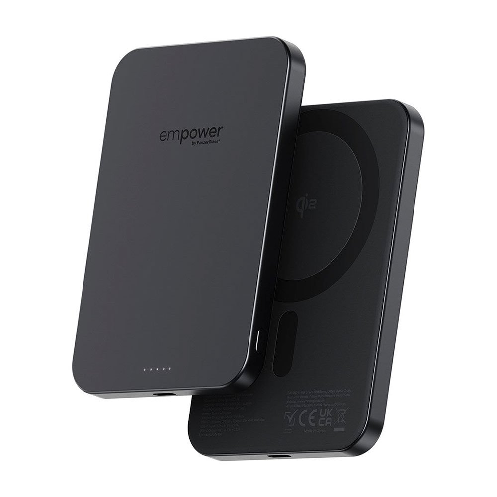 PanzerGlass EMPOWER Wireless Qi2 Powerbank 5.000 mAh - Black