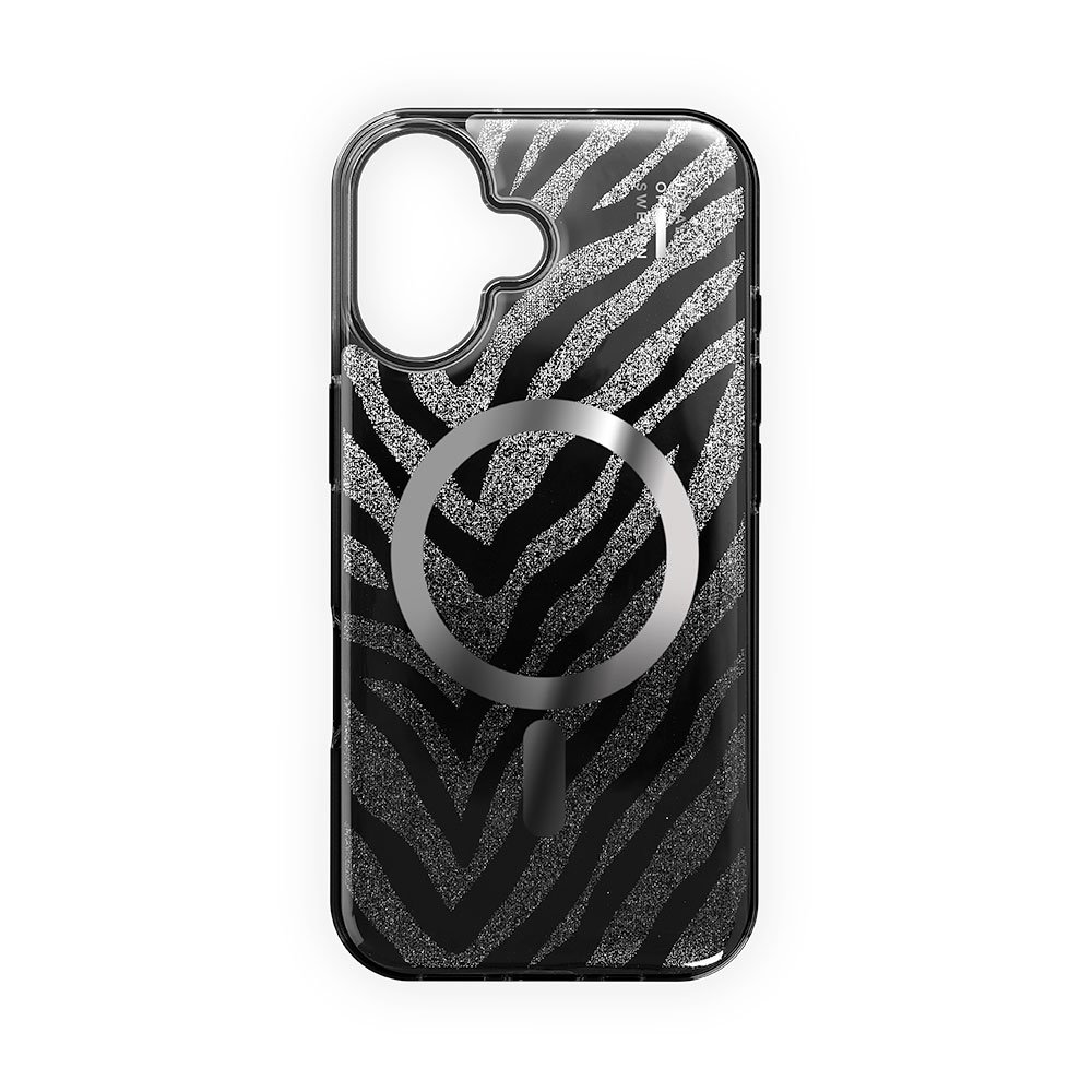 iDeal Fashion Clear Case MagSafe iPhone 17 Zebra Mystique