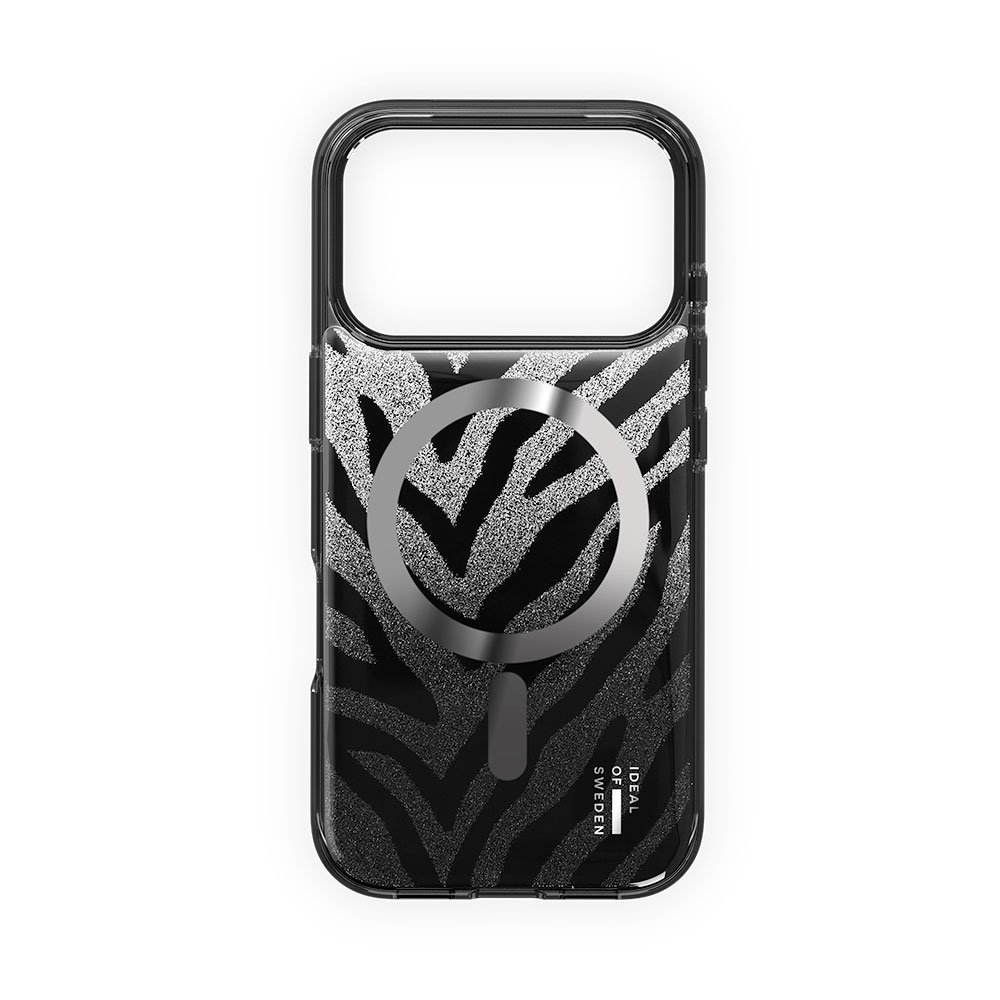 iDeal Fashion Clear Case MagSafe iPhone 17 Pro Zebra Mystique