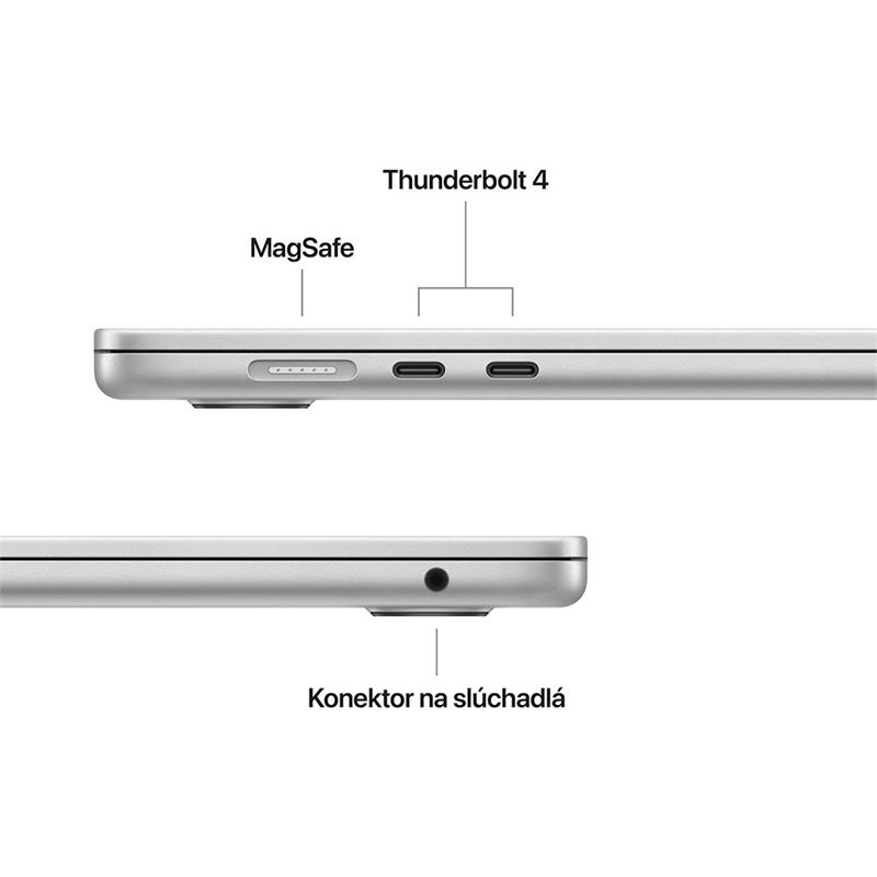 CTO MacBook Air 15" Apple M4 10C CPU 10C GPU 24GB 1TB Strieborný SK
