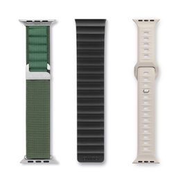 Aiino - Koa band for Apple Watch (1-10 Series) 42-49 mm - Ardesia Black