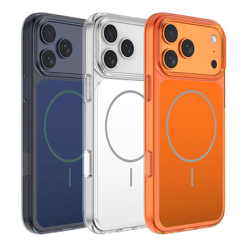 Comma kryt Crystal Shield Magnetic Case pre iPhone 17 Pro Max - Clear