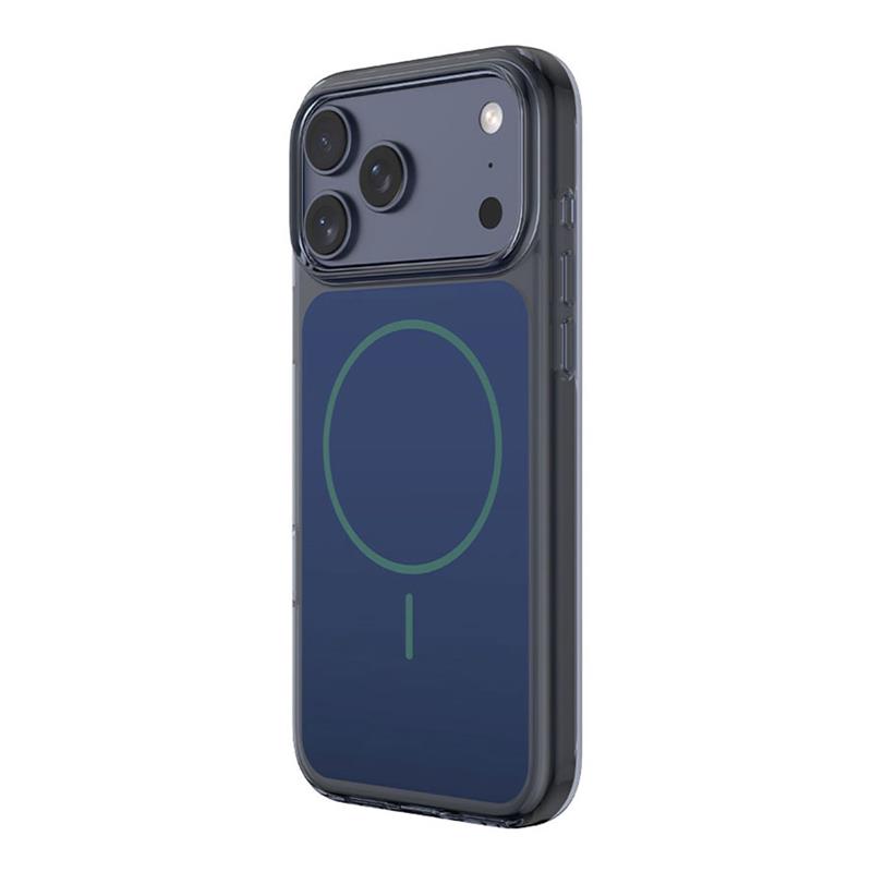 Comma kryt Crystal Shield Magnetic Case pre iPhone 17 Pro Max - Translucent Blue