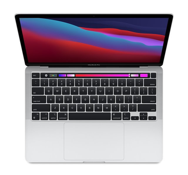 MacBook Pro 13" Apple M1 8-core CPU 8-core GPU 8GB 512GB Stříbrný SK *Použitý s DPH – Třída C*