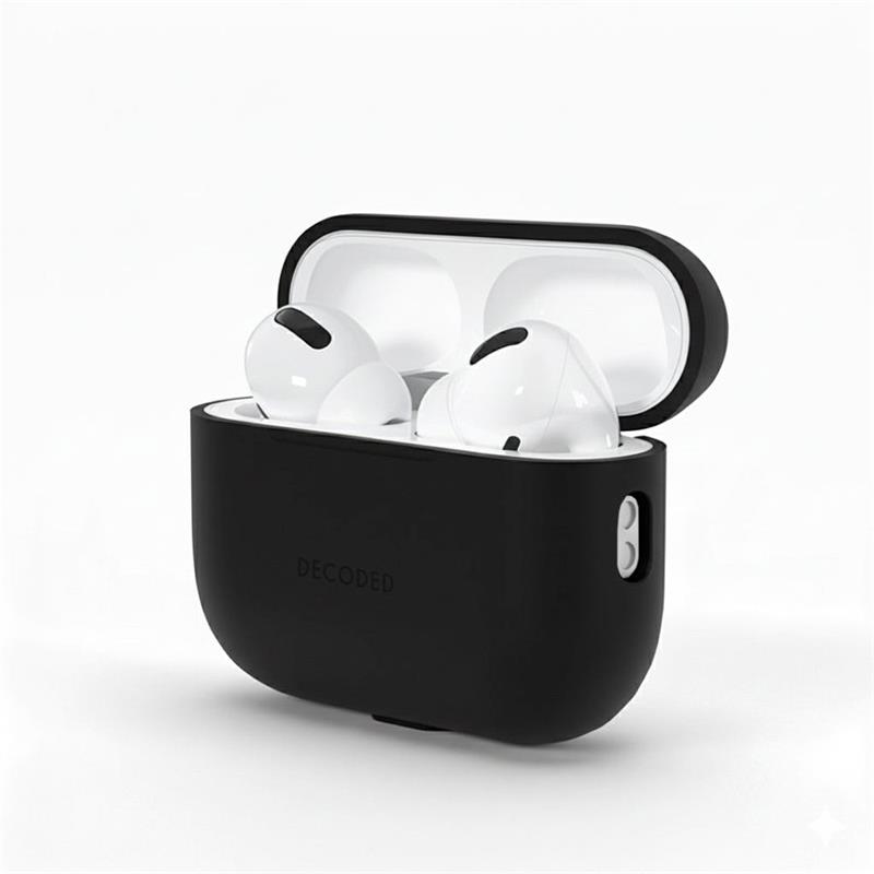 Decoded puzdro Silicone AirCase pre Apple Airpods Pro 3 - Phantom Black