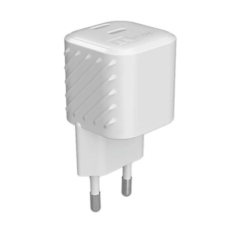 ER POWER 45W Dual Mini GaN Charger - White