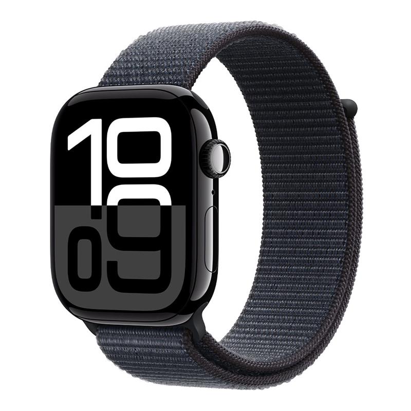 Apple Watch Series 10 GPS 46mm Jet Black Aluminium Case with Ink Sport Loop *Rozbalený*