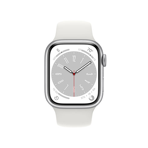 Apple Watch Series 8 GPS 41mm puzdro zo strieborného hliníka *Použitý s DPH - Trieda C*
