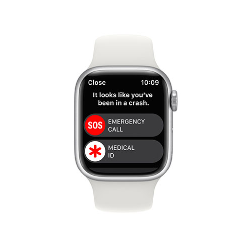 Apple Watch Series 8 GPS 41mm puzdro zo strieborného hliníka *Použitý s DPH - Trieda C*