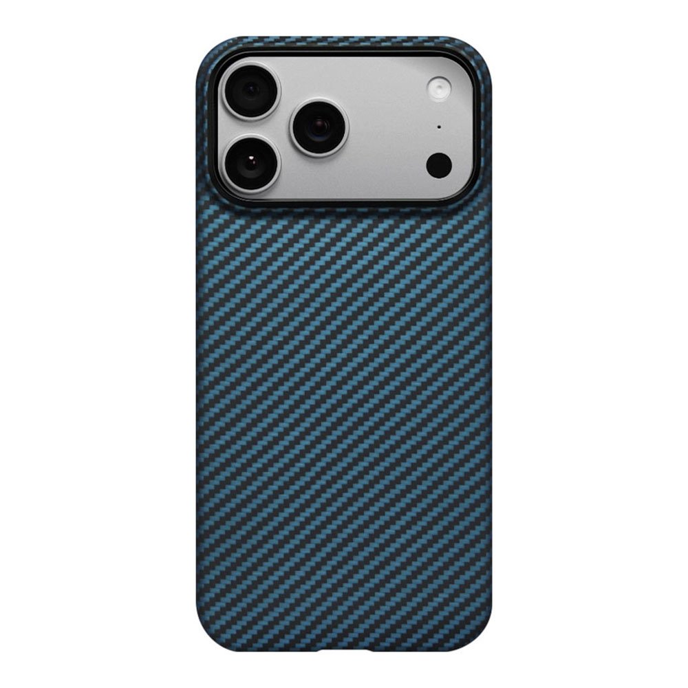 Pitaka kryt Ultra-Slim Case pre iPhone 17 Pro Max - Black/Blue Twill