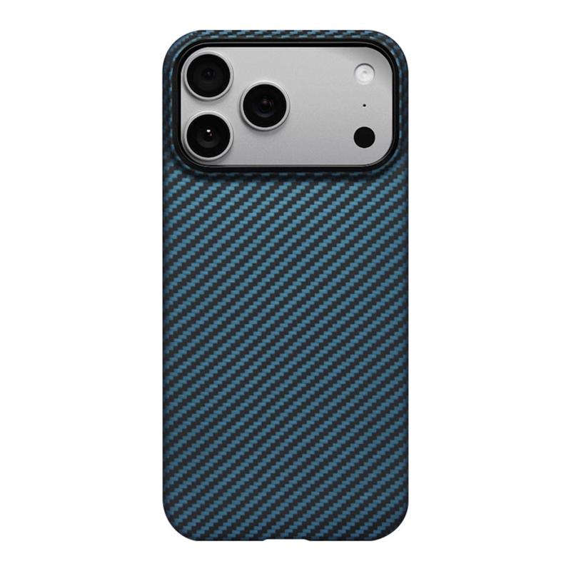 Pitaka kryt Ultra-Slim Case pre iPhone 17 Pro Max - Black/Blue Twill