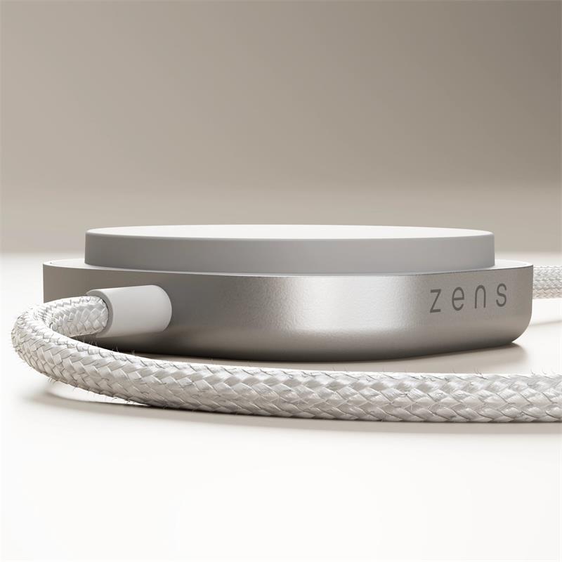 ZENS USB C - C Pro 2 cable 1,5 m 240W with Qi2,charger White