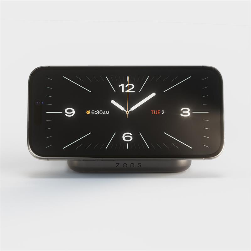 ZENS Qi2 Magnetic Nightstand charger Black