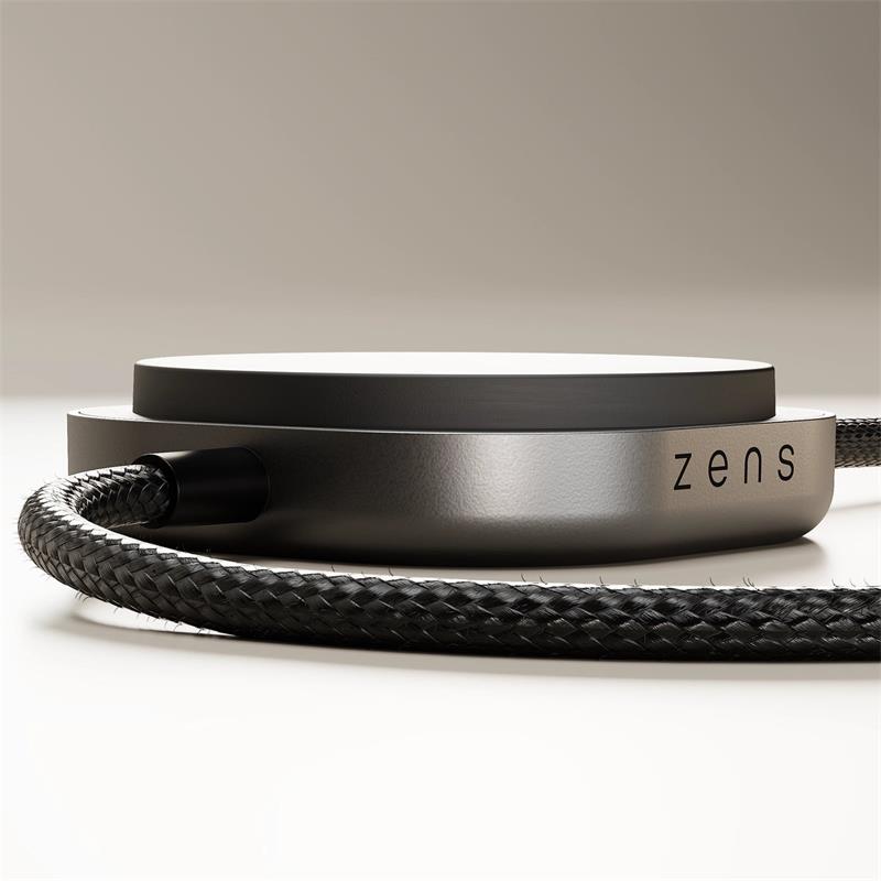 ZENS USB C - C Pro 2 cable 1,5 m 240W with Qi2 charger Black