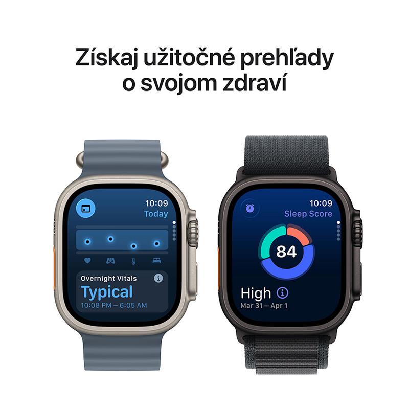 Apple Watch Ultra 3 GPS + Cellular 49mm Natural Titanium Case with Natural Titanium Milanese Loop - Medium *Rozbalený*