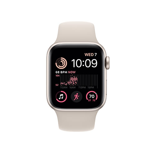 Apple Watch SE 2 GPS + Cellular 44mm Hvězdně bílý hliník *Třída B*