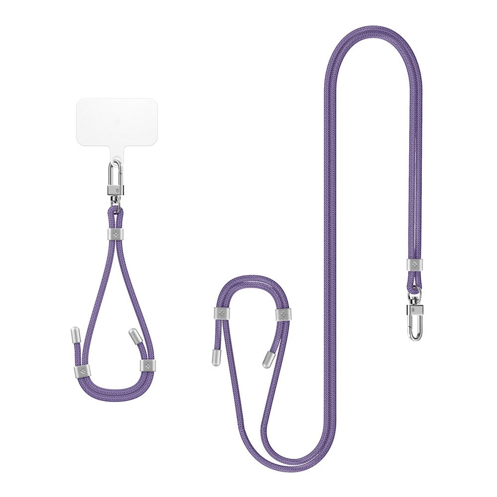 Spigen Cross Body Strap + Wrist Strap - Deep Purple