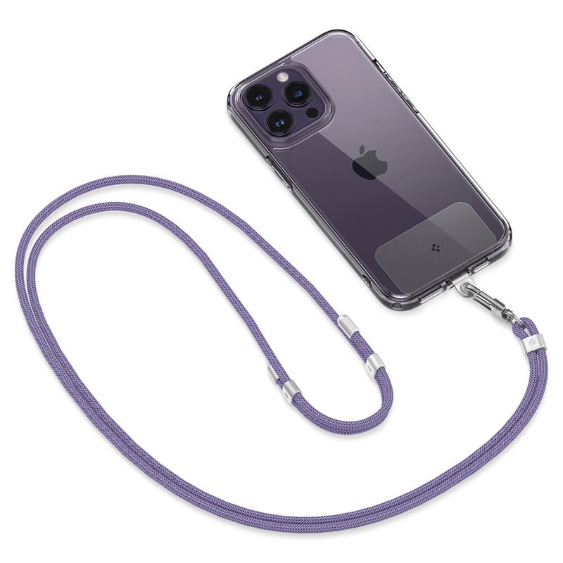 Spigen Cross Body Strap + Wrist Strap - Deep Purple