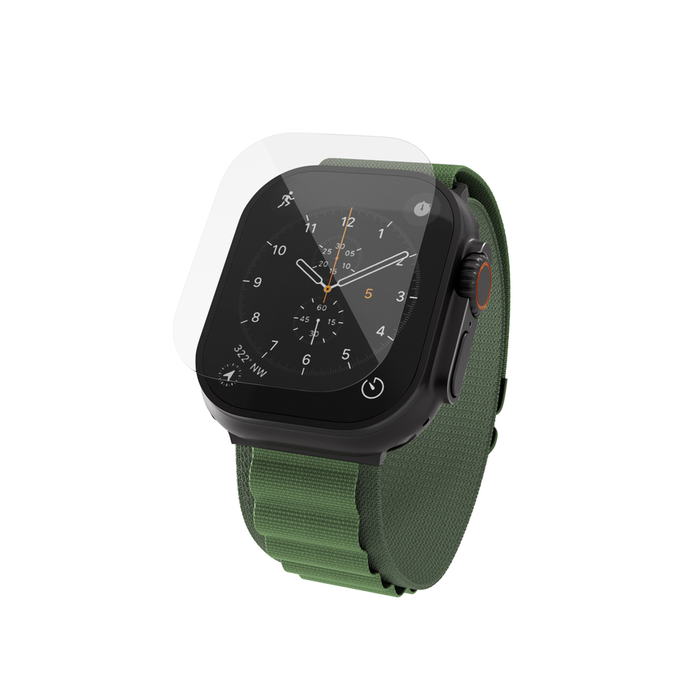 iStores by Epico SlimCeramic 3D Glass pro Apple Watch Ultra 2 49mm s jednokrokovým aplikátorem
